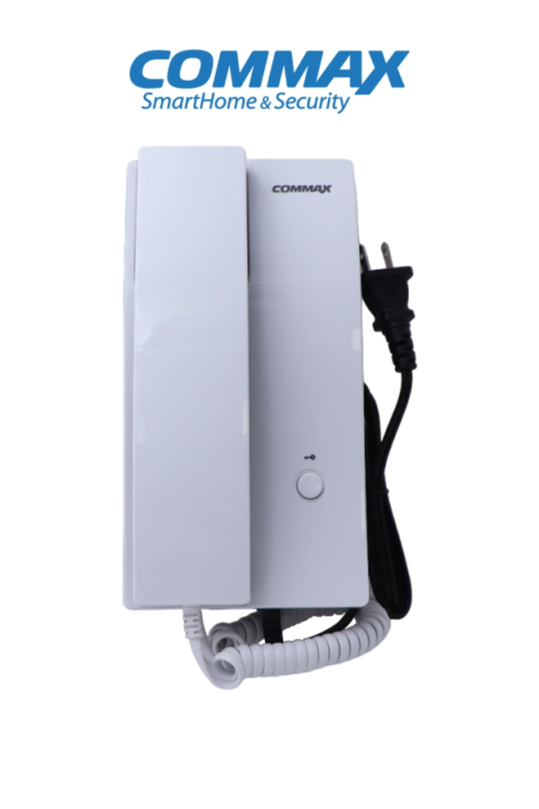 COMMAX DP2S - Interfon para Sistema de Audio Portero con Botón de Apertura de Puerta, Conexión de 2 Hilos y Alimentación 110 Vca